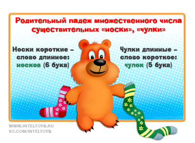 Правила для детей русский язык