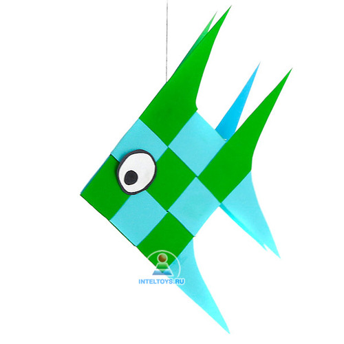Оригами рыбка: самый простой способ для детей