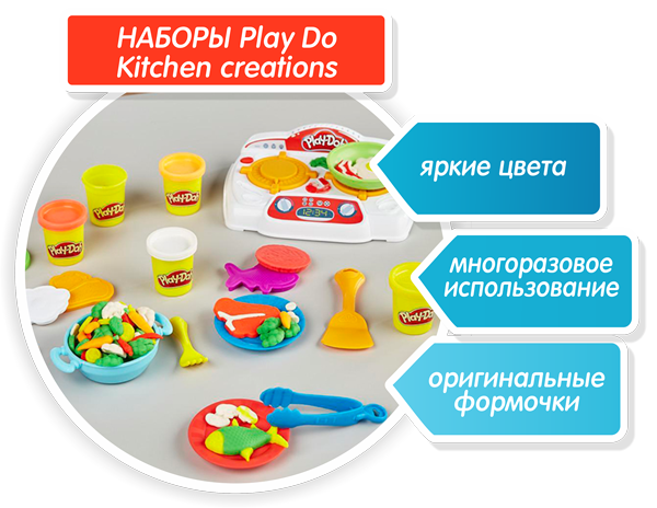  Наборы для творчества Play Doh 